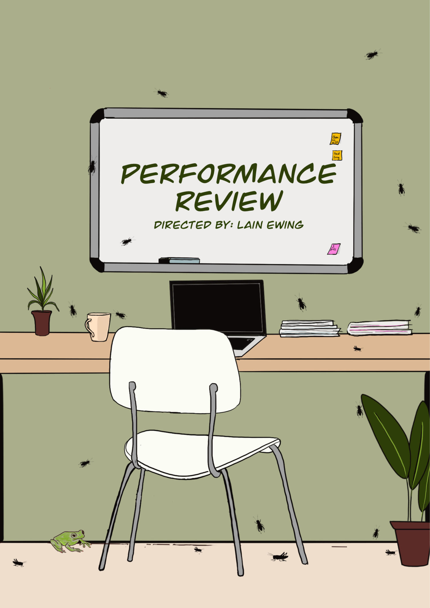 Illustration | Poster art for short film Performance Review